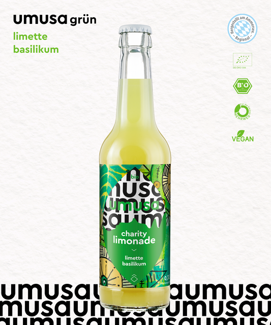 6x UMUSA Grün – Limette, Basilikum
